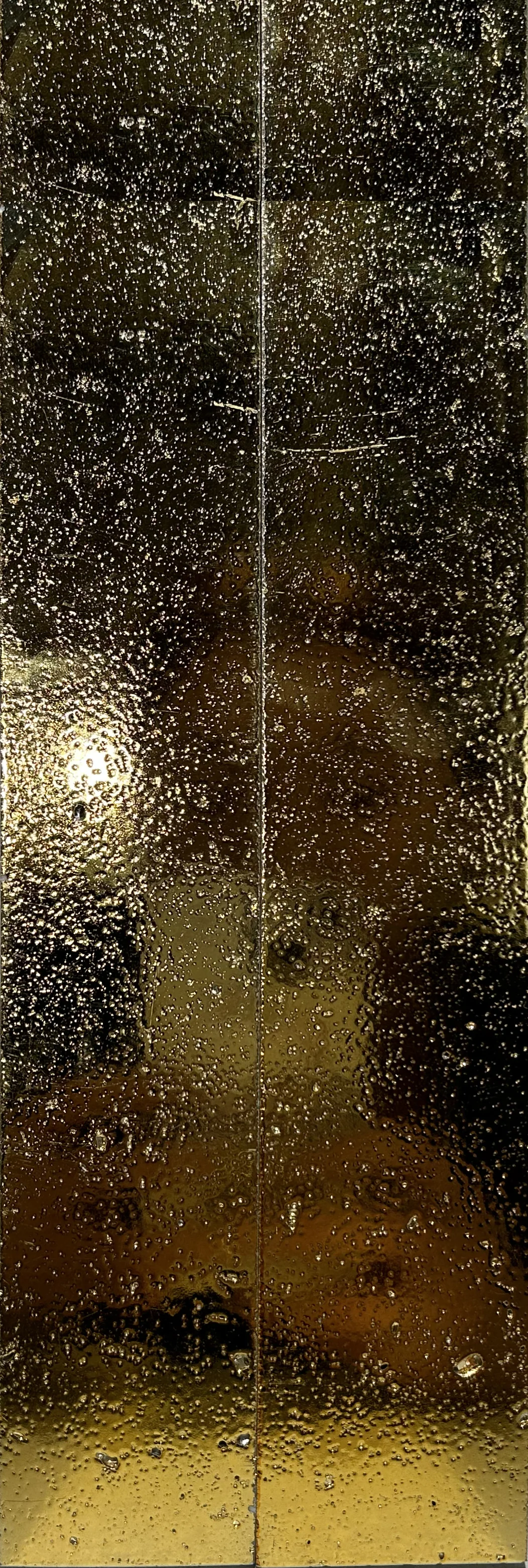 Electroplated stone